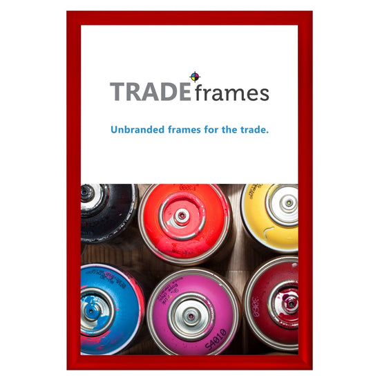 13x19  TRADEframe Red Snap Frame 13x19 - 1.2 inch profile - Snap Frames Direct