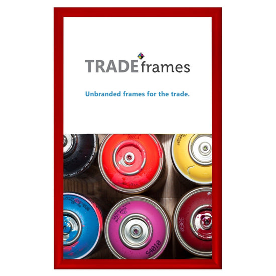 14x22  TRADEframe Red Snap Frame 14x22 - 1.2 inch profile - Snap Frames Direct