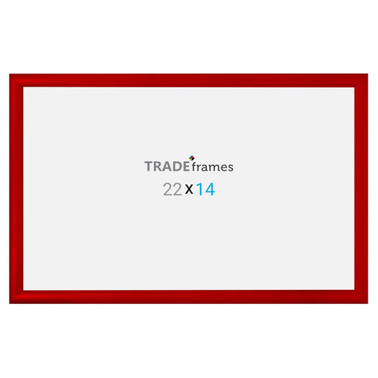 14x22  TRADEframe Red Snap Frame 14x22 - 1.2 inch profile - Snap Frames Direct