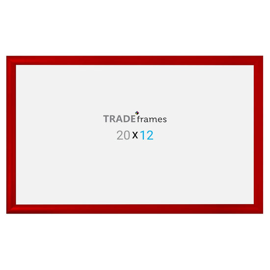 12x20  TRADEframe Red Snap Frame 12x20 - 1.2 inch profile - Snap Frames Direct