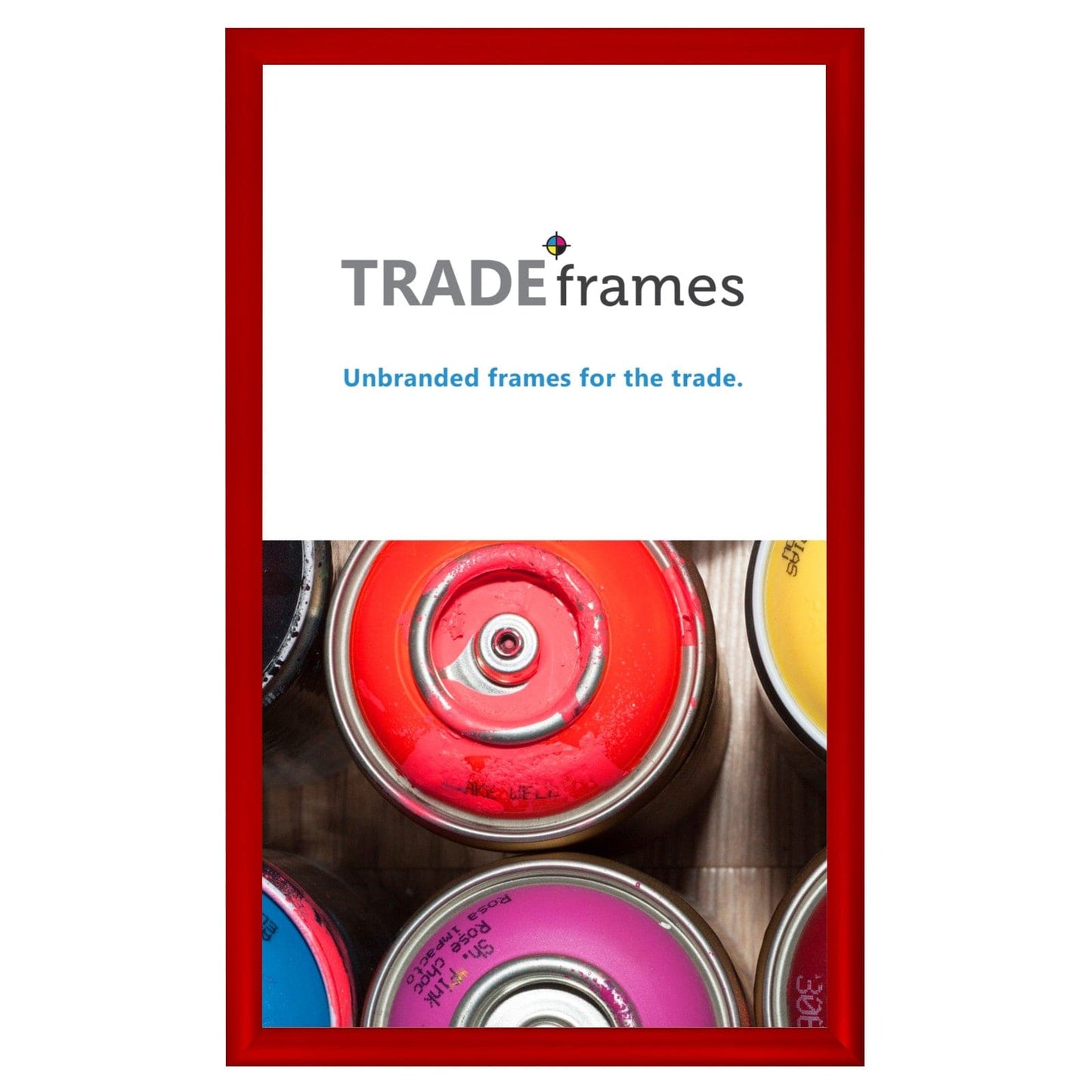 12x20  TRADEframe Red Snap Frame 12x20 - 1.2 inch profile - Snap Frames Direct