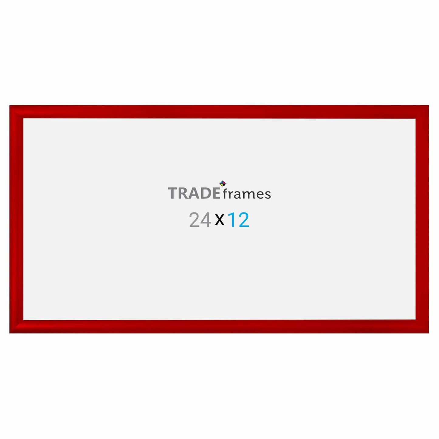 12x24  TRADEframe Red Snap Frame 12x24 - 1.2 inch profile - Snap Frames Direct