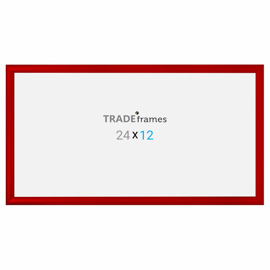 12x24  TRADEframe Red Snap Frame 12x24 - 1.2 inch profile - Snap Frames Direct
