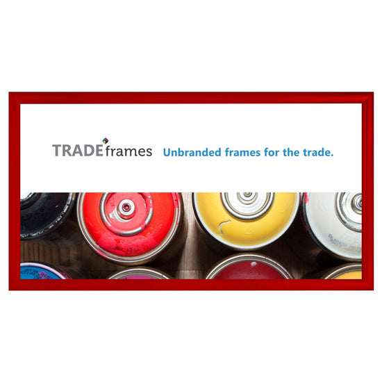 12x24  TRADEframe Red Snap Frame 12x24 - 1.2 inch profile - Snap Frames Direct