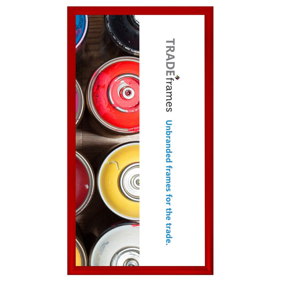 12x24  TRADEframe Red Snap Frame 12x24 - 1.2 inch profile - Snap Frames Direct