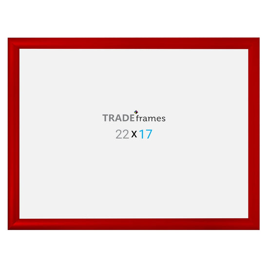 17x22 Red Snap Frame 17x22 - 1.2 inch profile - Snap Frames Direct