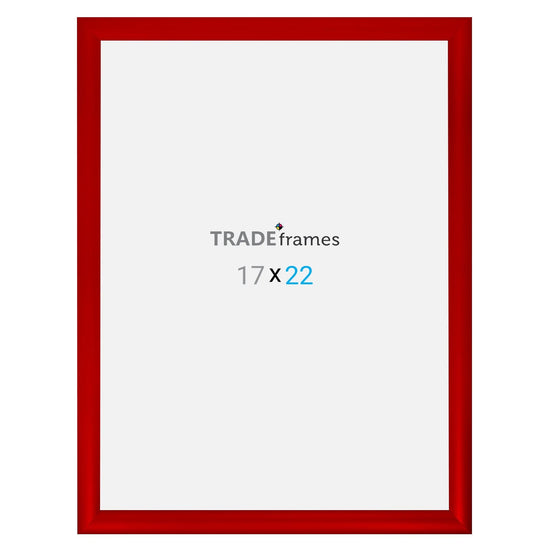 17x22 Red Snap Frame 17x22 - 1.2 inch profile - Snap Frames Direct
