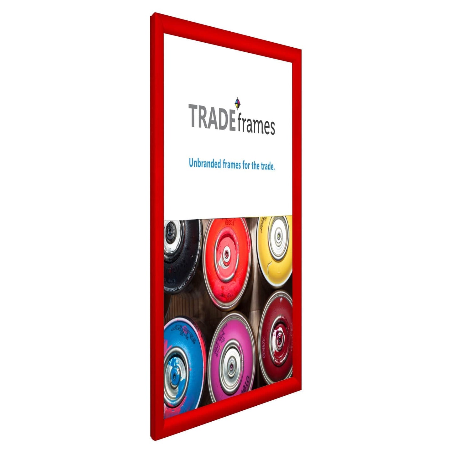 17x22 Red Snap Frame 17x22 - 1.2 inch profile - Snap Frames Direct