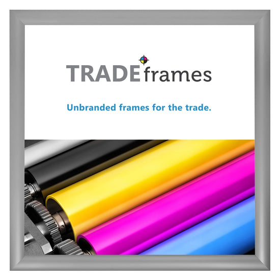 16x16  TRADEframe Silver Snap Frame 16x16 - 1.2 inch profile - Snap Frames Direct