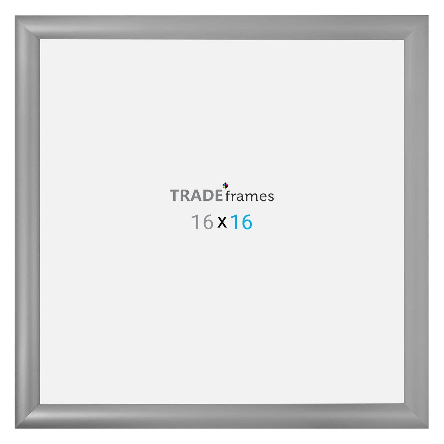 16x16  TRADEframe Silver Snap Frame 16x16 - 1.2 inch profile - Snap Frames Direct