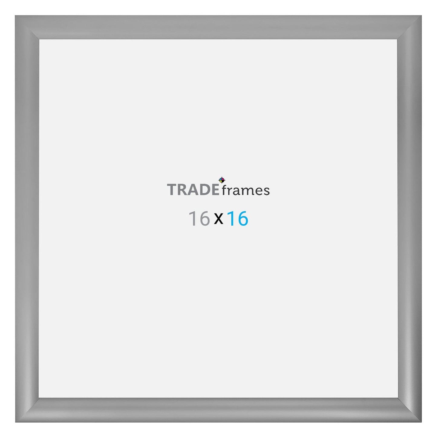 16x16  TRADEframe Silver Snap Frame 16x16 - 1.2 inch profile - Snap Frames Direct