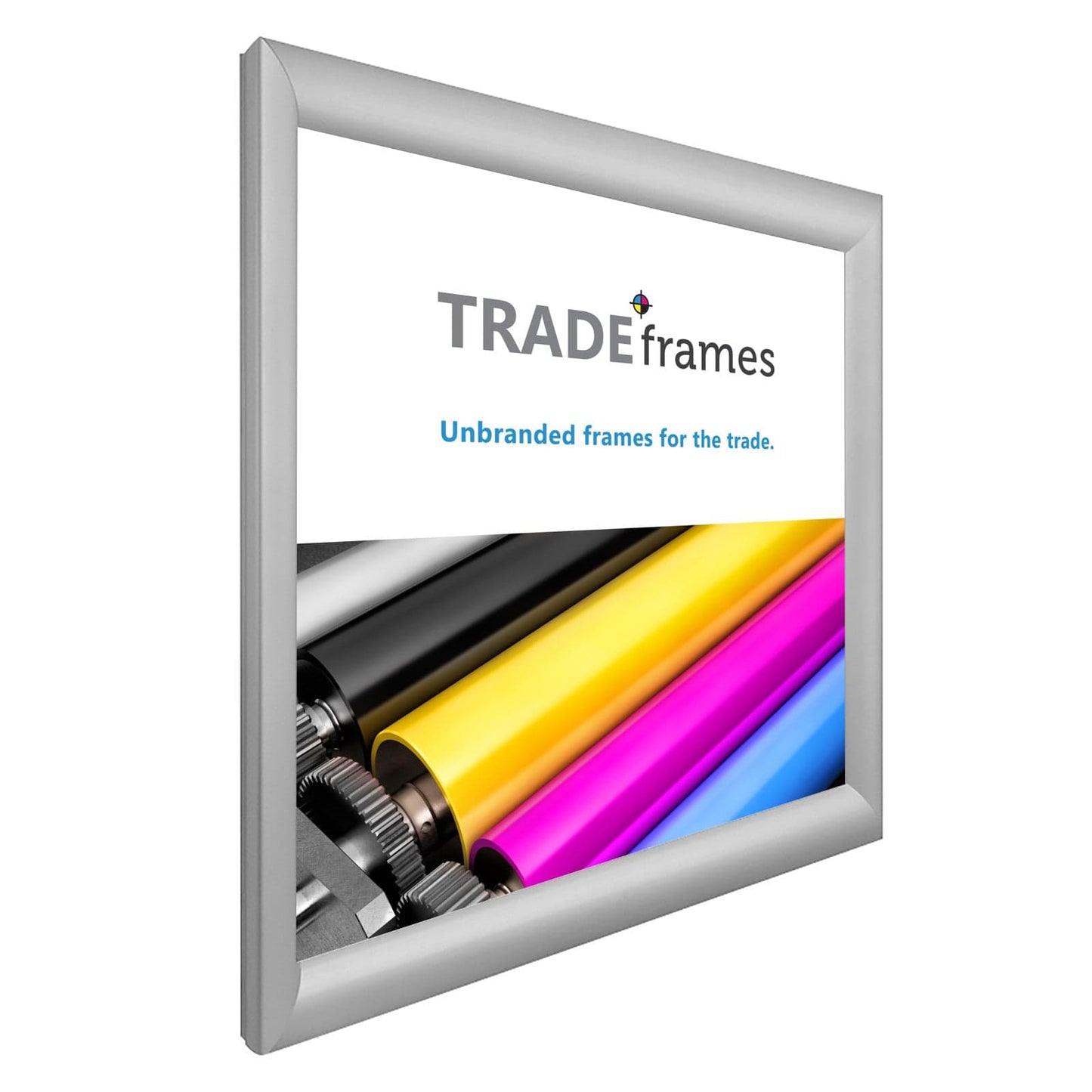 16x16  TRADEframe Silver Snap Frame 16x16 - 1.2 inch profile - Snap Frames Direct
