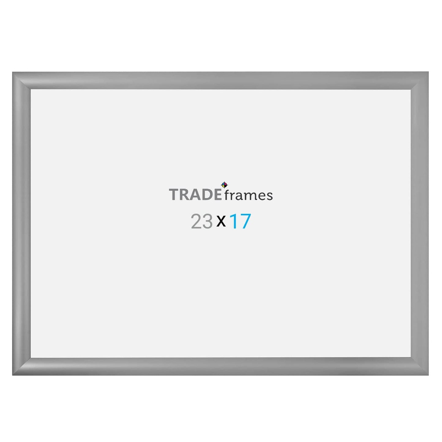 17x23  TRADEframe Silver Snap Frame 17x23 - 1.2 inch profile - Snap Frames Direct