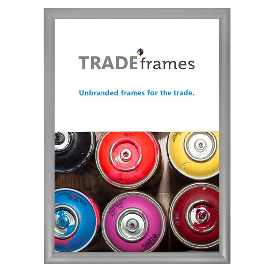 20x28  TRADEframe Silver Snap Frame 20x28 - 1.2 inch profile - Snap Frames Direct