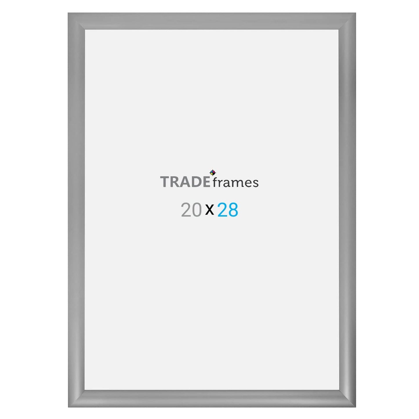 20x28  TRADEframe Silver Snap Frame 20x28 - 1.2 inch profile - Snap Frames Direct