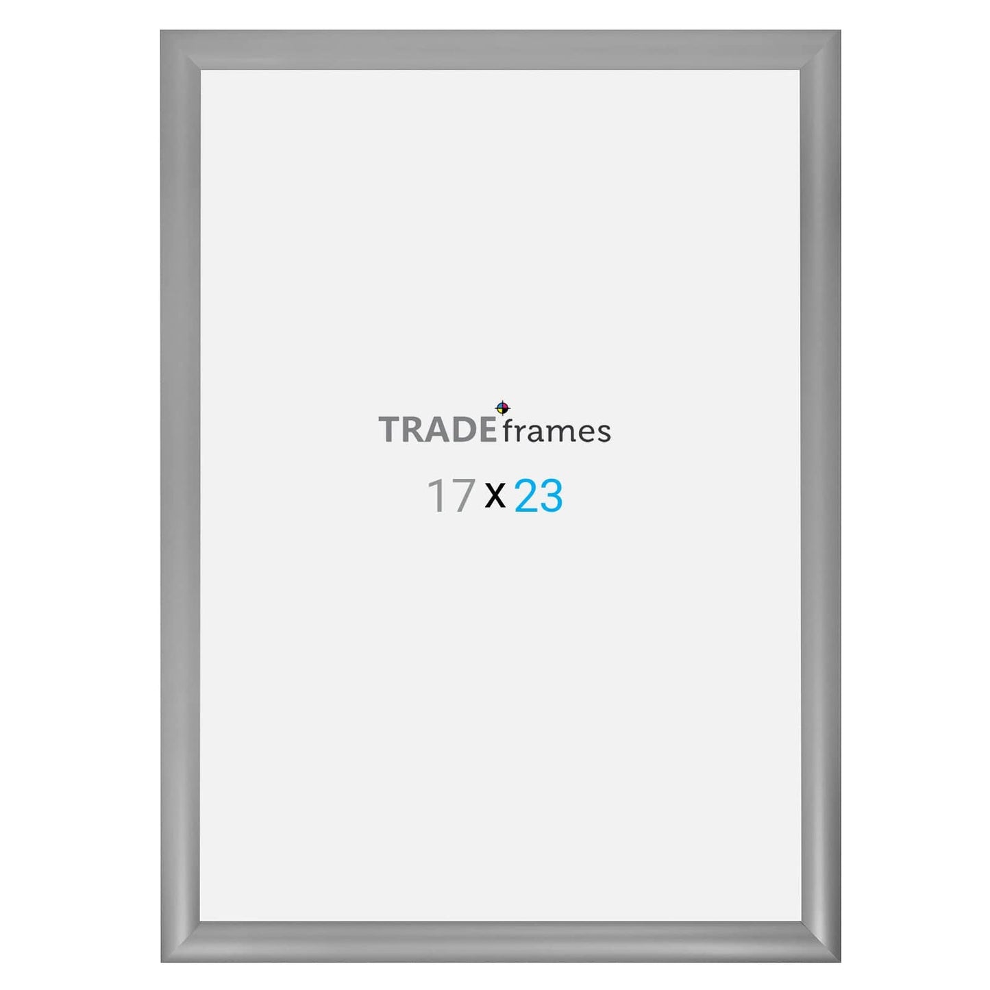 17x23  TRADEframe Silver Snap Frame 17x23 - 1.2 inch profile - Snap Frames Direct