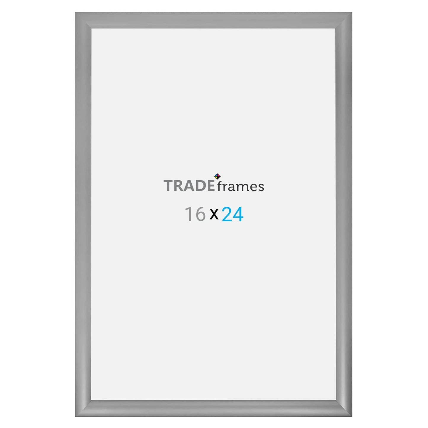 16x24  TRADEframe Silver Snap Frame 16x24 - 1.2 inch profile - Snap Frames Direct