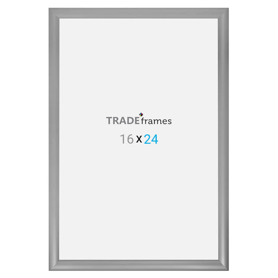 16x24  TRADEframe Silver Snap Frame 16x24 - 1.2 inch profile - Snap Frames Direct