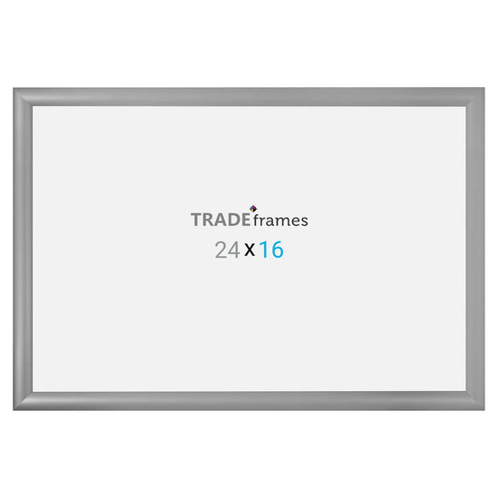 16x24  TRADEframe Silver Snap Frame 16x24 - 1.2 inch profile - Snap Frames Direct