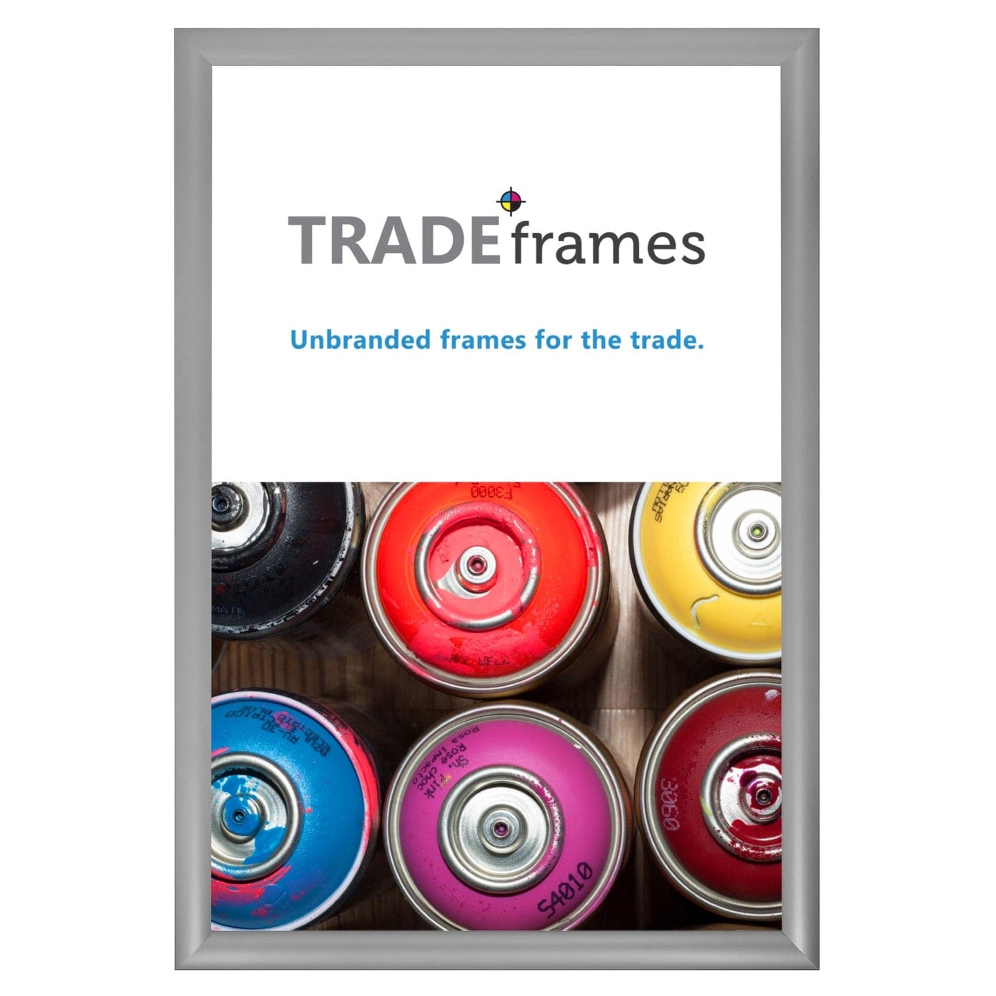 12x18  TRADEframe Silver Snap Frame 12x18 - 1.2 inch profile - Snap Frames Direct