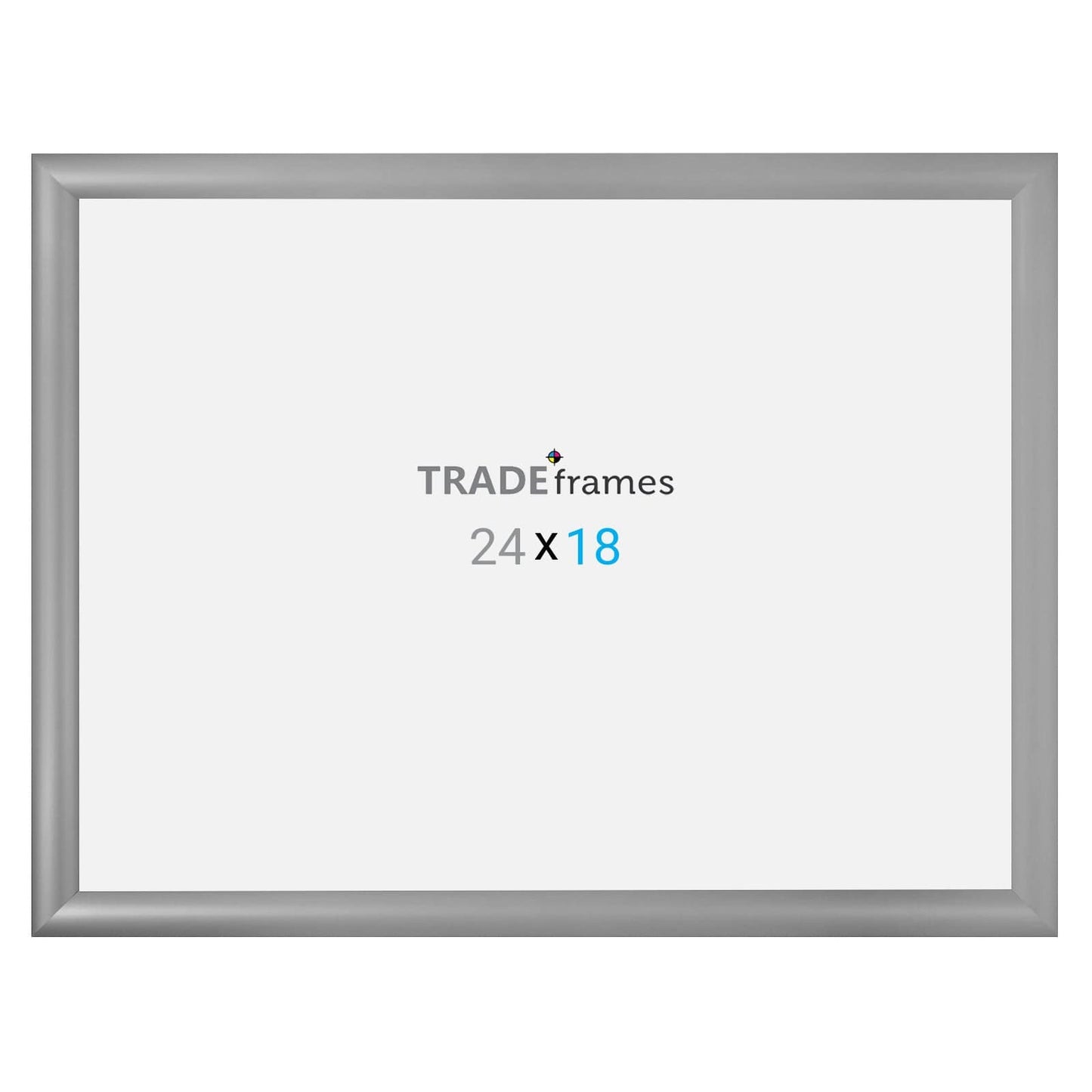 18x24 Silver TRADEframe Snap Frame - 1.2" Profile - Snap Frames Direct