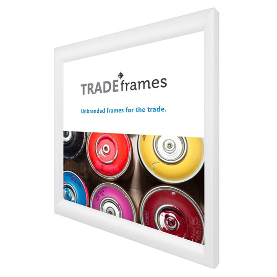 16x16 TRADEframe White Snap Frame 16x16 - 1.2 inch profile - Snap Frames Direct