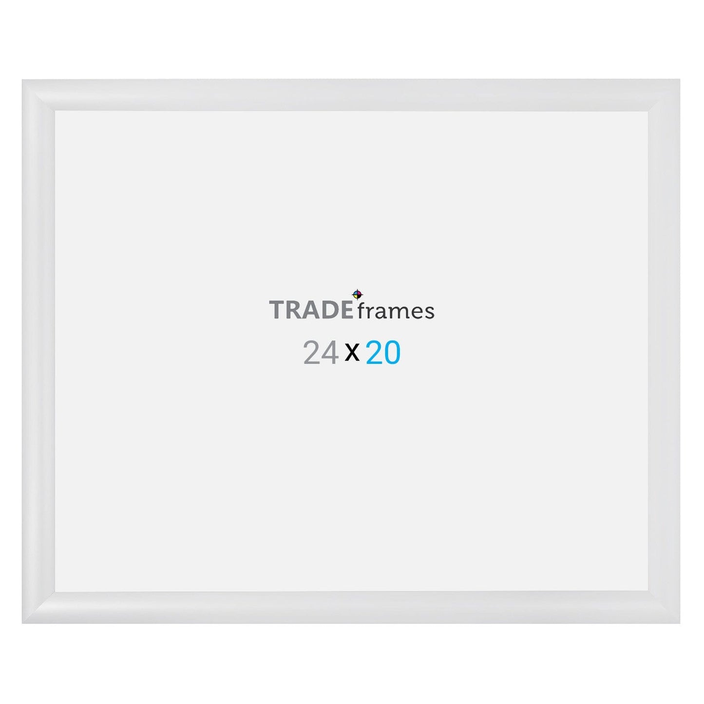 20x24 TRADEframe White Snap Frame 20x24 - 1.2 inch profile - Snap Frames Direct