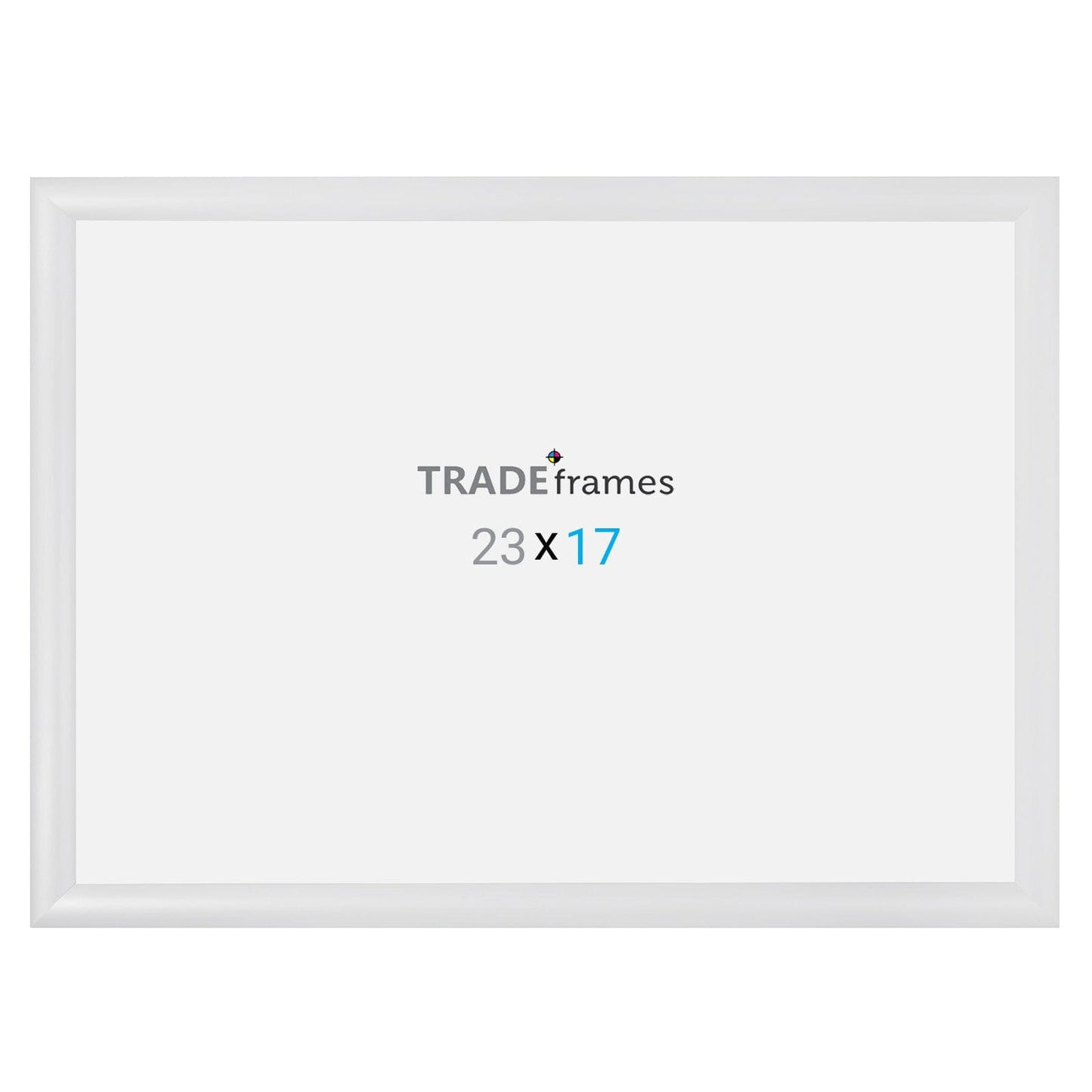 17x23 TRADEframe White Snap Frame 17x23 - 1.2 inch profile - Snap Frames Direct