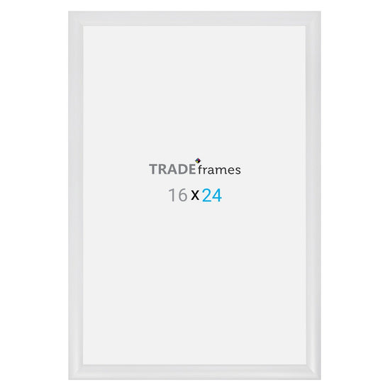 16x24 TRADEframe White Snap Frame 16x24 - 1.2 inch profile - Snap Frames Direct