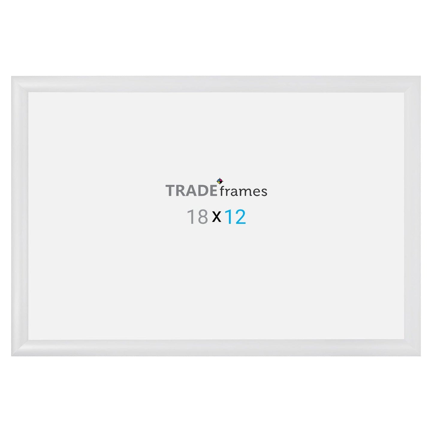 12x18 TRADEframe White Snap Frame 12x18 - 1.2 inch profile - Snap Frames Direct