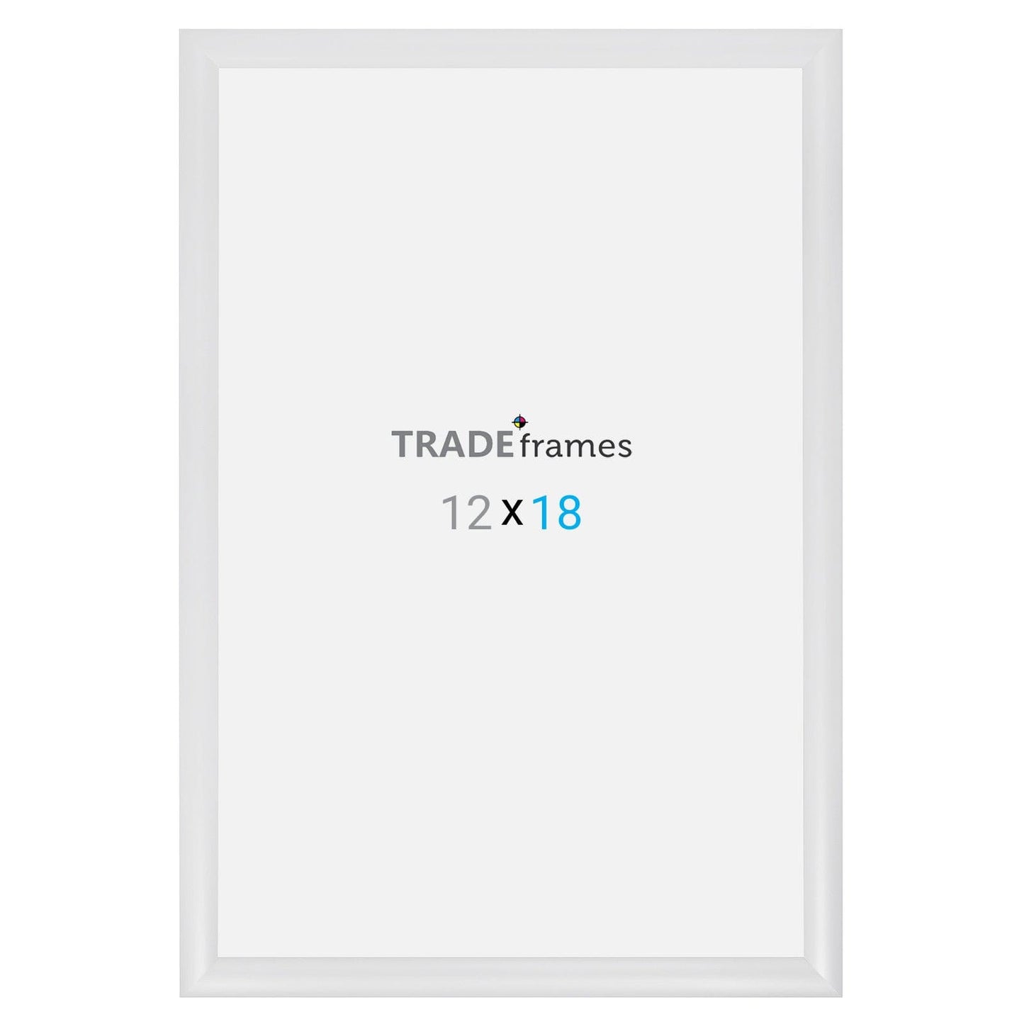 12x18 TRADEframe White Snap Frame 12x18 - 1.2 inch profile - Snap Frames Direct