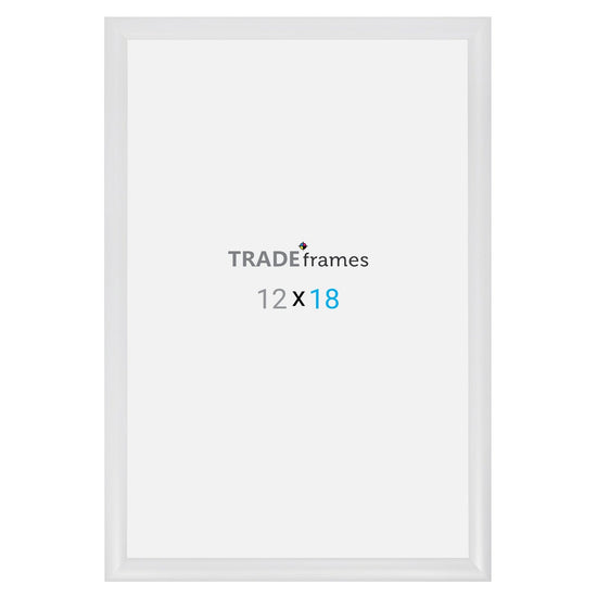12x18 TRADEframe White Snap Frame 12x18 - 1.2 inch profile - Snap Frames Direct