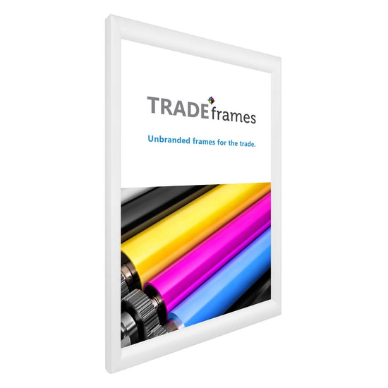 12x18 TRADEframe White Snap Frame 12x18 - 1.2 inch profile - Snap Frames Direct
