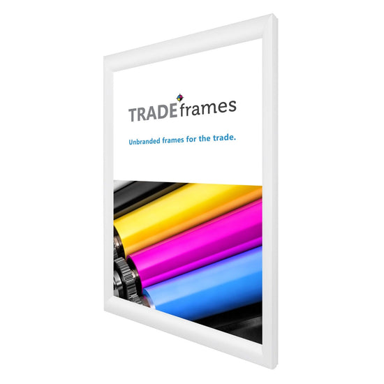 16x24 TRADEframe White Snap Frame 16x24 - 1.2 inch profile - Snap Frames Direct