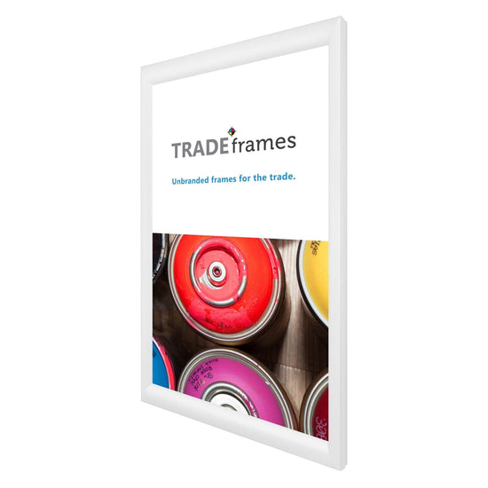 12x20 TRADEframe White Snap Frame 12x20 - 1.2 inch profile - Snap Frames Direct