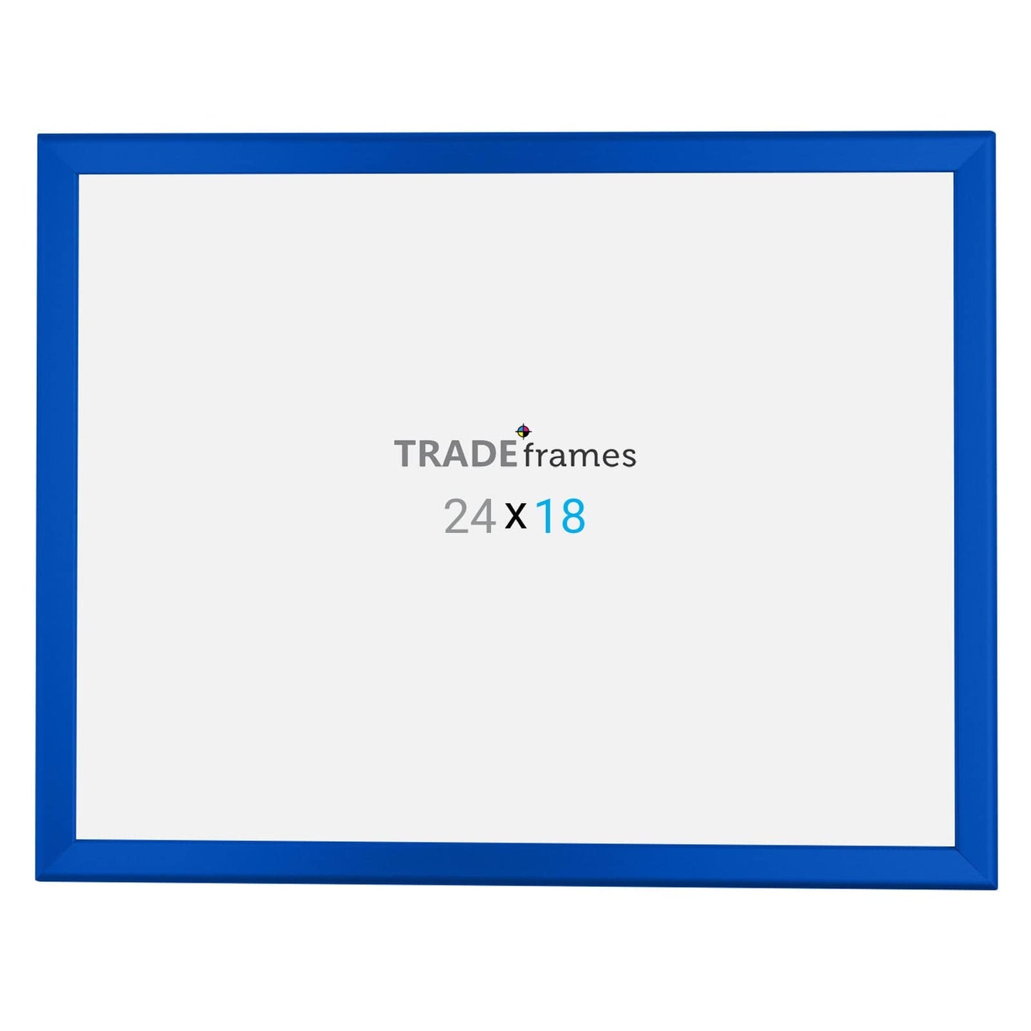 18x24  TRADEframe Blue Snap Frame 18x24 - 1.25 inch profile - Snap Frames Direct