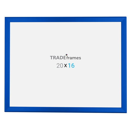 16x20  TRADEframe Blue Snap Frame 16x20 - 1.25 inch profile - Snap Frames Direct
