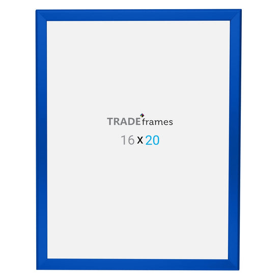 16x20  TRADEframe Blue Snap Frame 16x20 - 1.25 inch profile - Snap Frames Direct