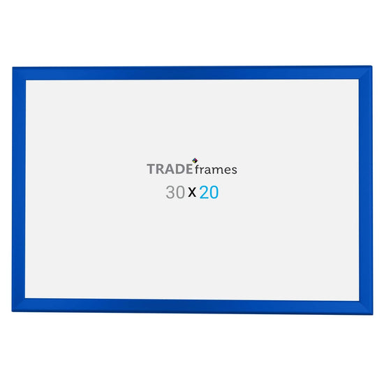 20x30  TRADEframe Blue Snap Frame 20x30 - 1.25 inch profile - Snap Frames Direct