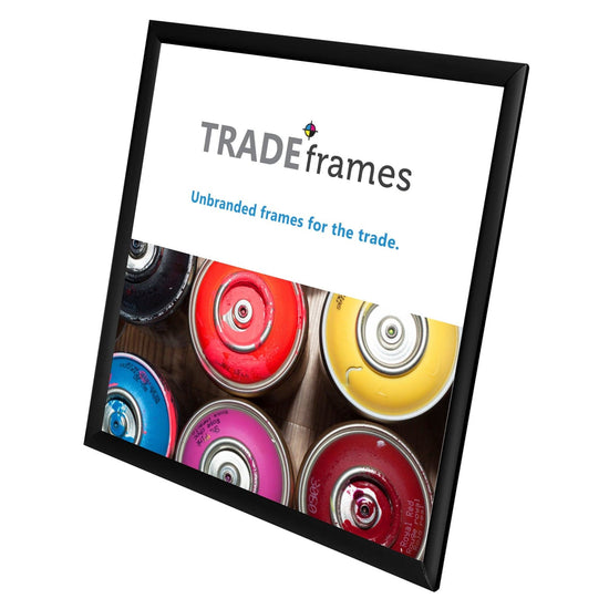 24x24 Black TRADEframe Snap Frame - 1" Profile - Snap Frames Direct