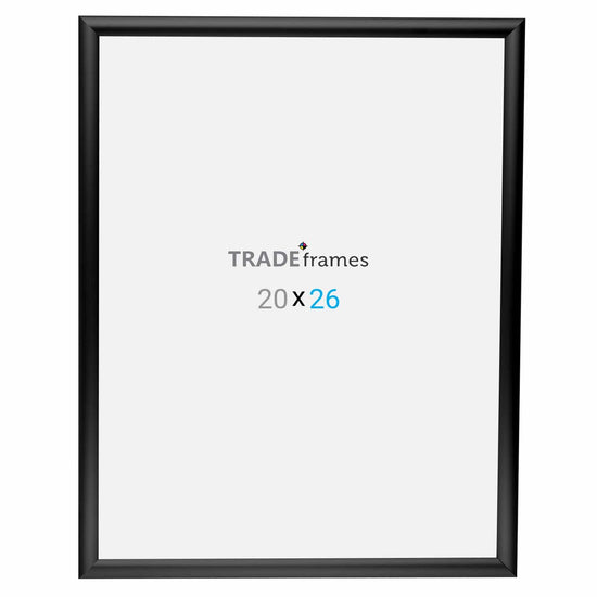 20x26 Inches Black Snap Frame - 1" Profile - Snap Frames Direct