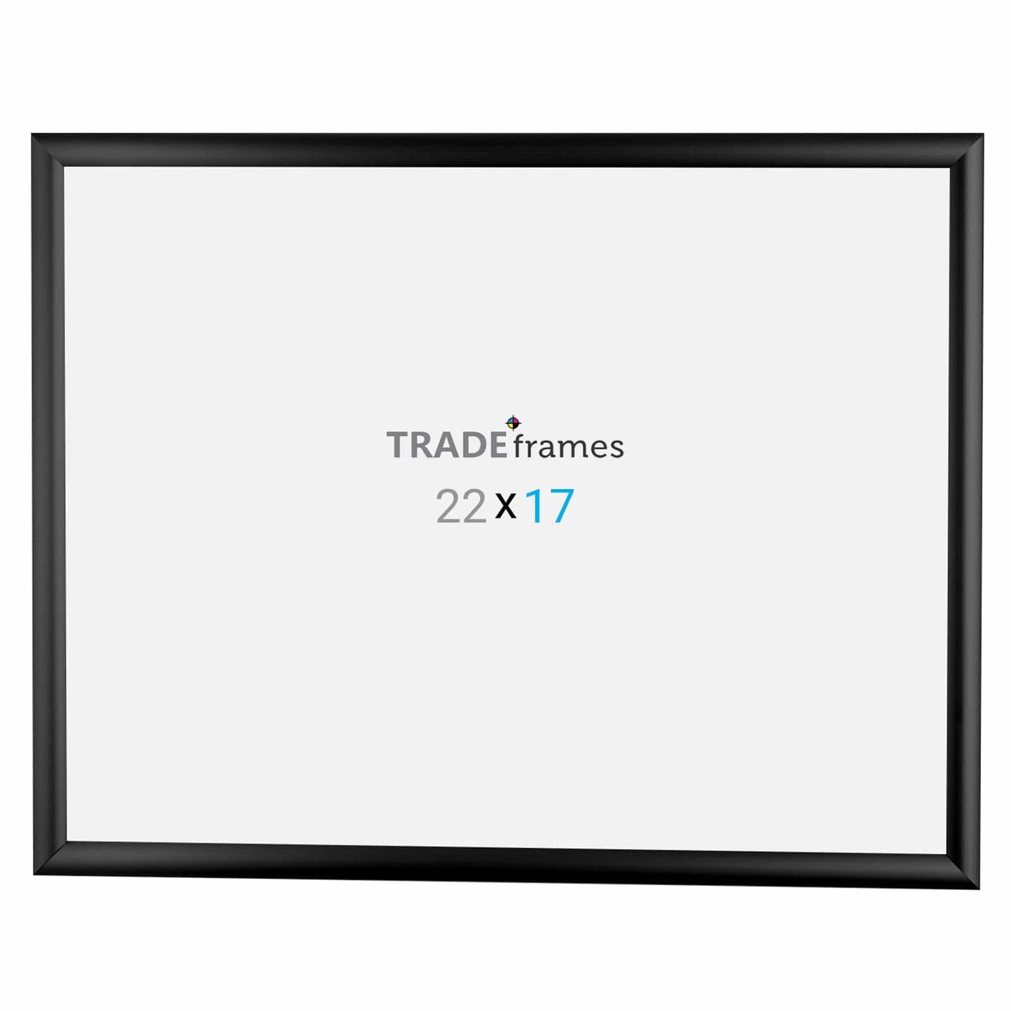 17x22 Black Snap Frame - 1" Profile - Snap Frames Direct