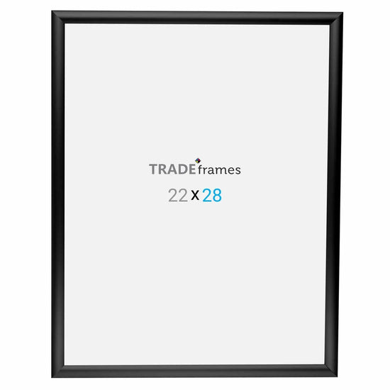 22x28 Inches Black Snap Frame - 1" Profile - Snap Frames Direct