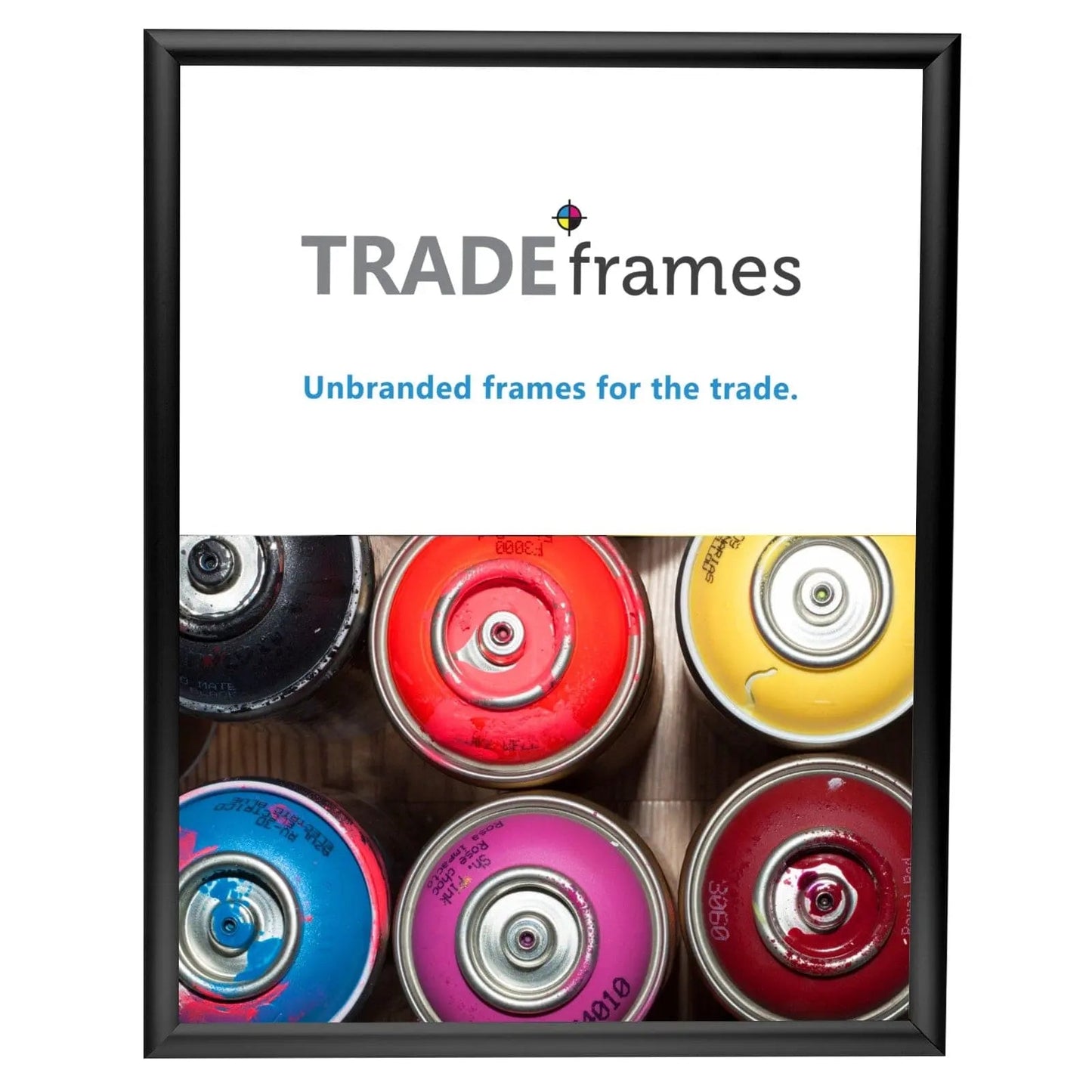 24x30 Black Snap Frame - 1" Profile - Snap Frames Direct