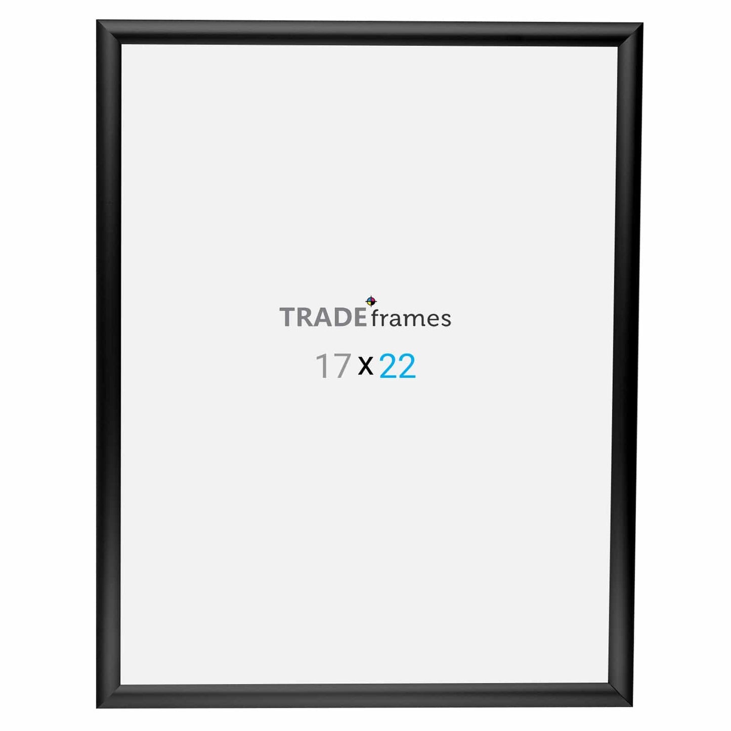 17x22 Black Snap Frame - 1" Profile - Snap Frames Direct