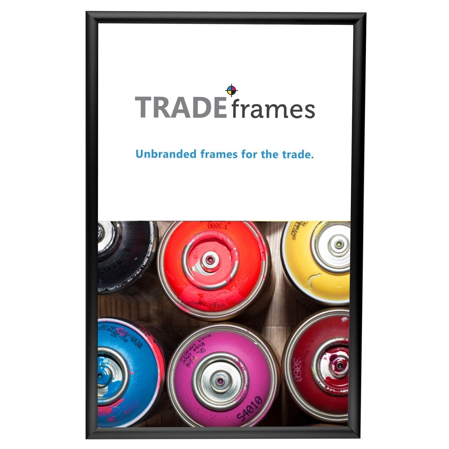 14x22 Black TRADEframe Snap Frame - 1" Profile - Snap Frames Direct