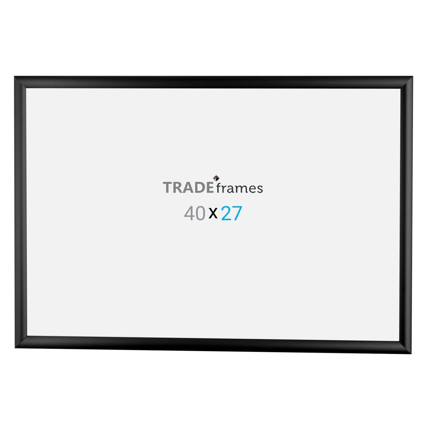 27x40 TRADEframe Black Snap Frame 27x40 - 1 inch profile - Snap Frames Direct