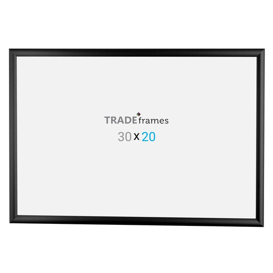 20x30 Black Snap Frame - 1" Profile - Snap Frames Direct