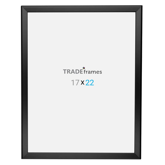 17x22 TRADEframe Black Snap Frame 17x22 - 1.25 inch profile - Snap Frames Direct