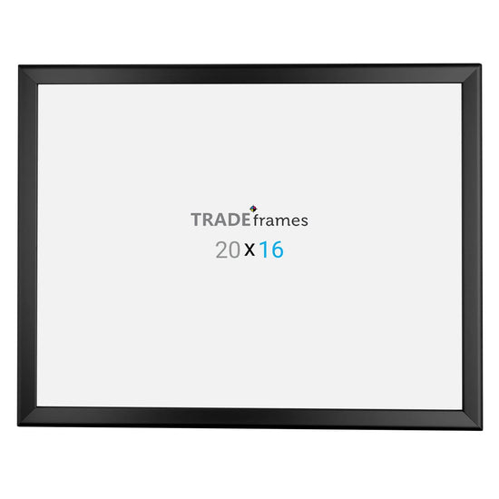 16x20 Black TRADEframe Snap Frame - 1.25" Profile - Snap Frames Direct